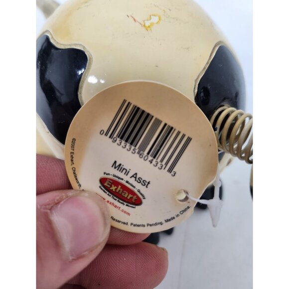 Vintage Exhart Phatzos Cow Wobbler Bobblehead Figurine Tim Twinkler Collection - Picture 9 of 10